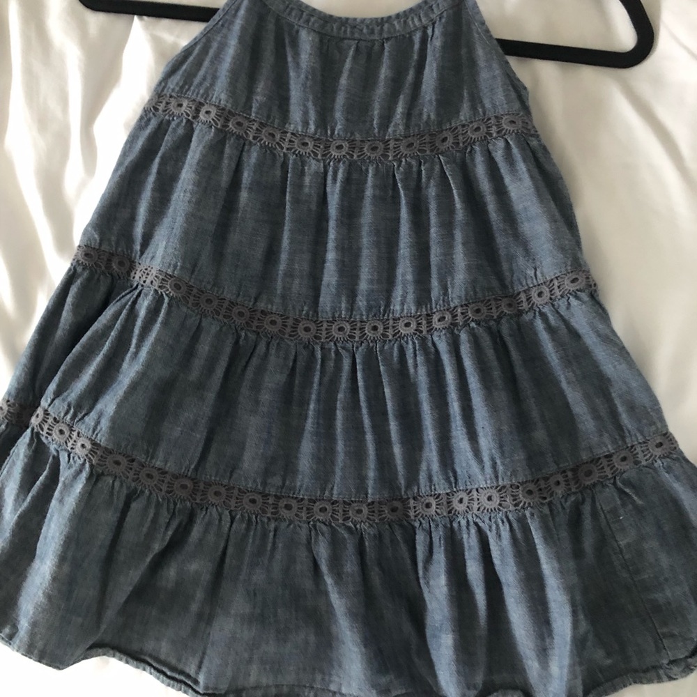 Old navy denim spaghetti strap dress